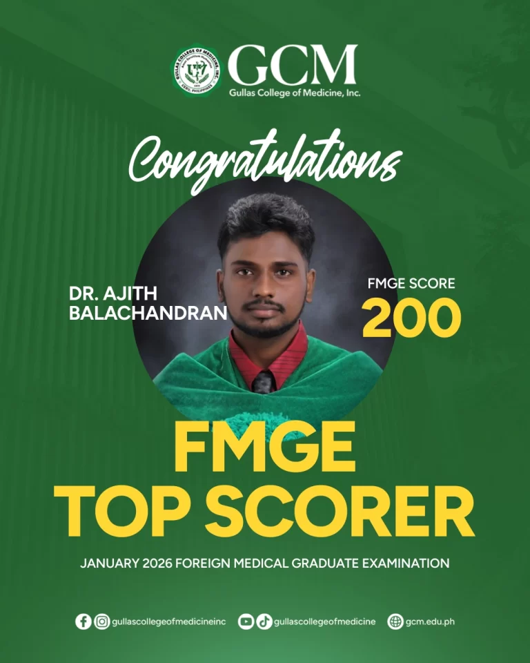 FMGE Top Scorer DR. Ajith Balachandran