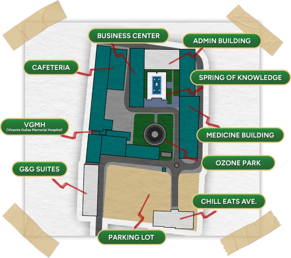 gullas college of medicine campus map